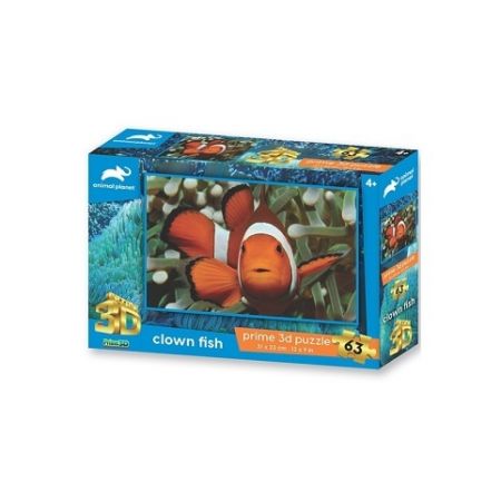 3D puzzle - Ryba Kloun 63 dílků