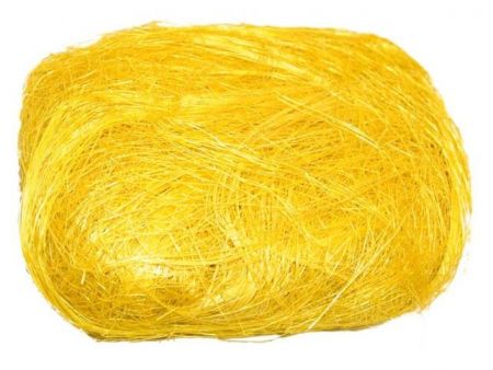 Dekorační sisal 2421 žlutý 30g