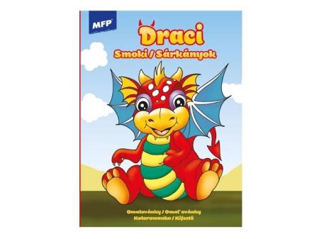 Omalovánky A4 Draci 210x276mm/32