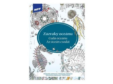 Omalovánky antistresové Zázraky oceánu 210x290mm/32s