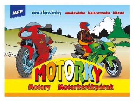 MFP Omalovánky A5 Motorky