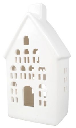 Domek porcelánový s LED 19 cm