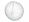 Lampion koule bílý průměr 25cm v sáčku (bez hůlky) karneval