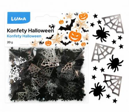 Konfety HALLOWEEN pavouk/pavučina 20g LUMA