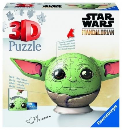 Puzzle-Ball Star 3D Wars: Baby Yoda s ušima 72 dílků