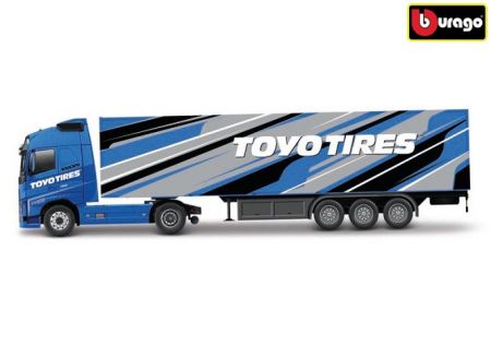 Bburago 1:43 Volvo FH16 Globetrotter 750 XXL / Trailer - Toyo Tires