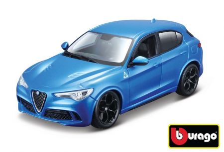 Bburago 1:24 Alfa Romeo Stelvio Blue