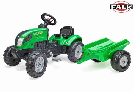 FALK Green traktor s vozíkem 2052L