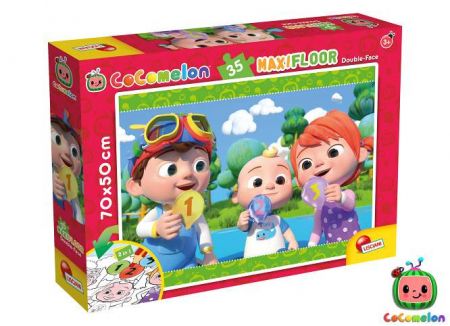 CoComelon Puzzle Maxi 35 čísla 2v1 70x50 cm