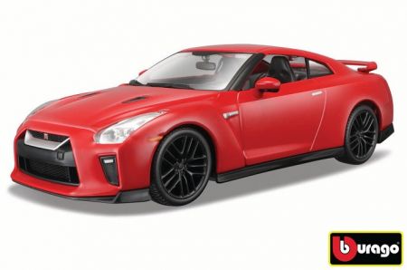 Bburago 1:24 Nissan GT-R Red