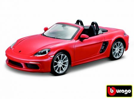 Bburago 1:24 Porsche 718 Boxster Orange