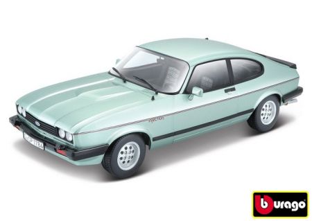 Bburago 1:24 Plus Ford Capri 1982 light green