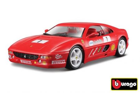 Bburago 1:24 Ferrari Racing F355 Challenge Red