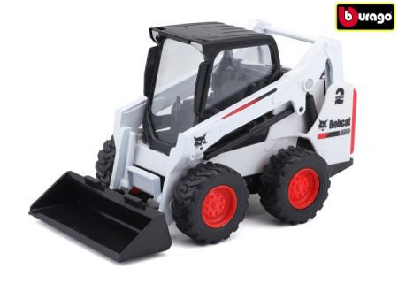 Bburago 10 cm Bobcat S590 Skid-Steer Loader w/bucket