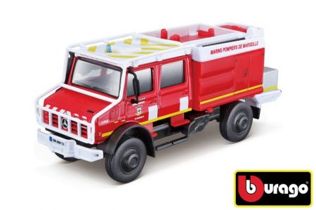 Bburago 1:50 Emergency Mercedes-Benz Unimog U5000