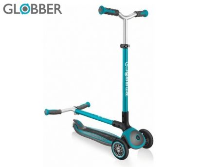 Globber Koloběžka MASTER Solid black Wheels Teal