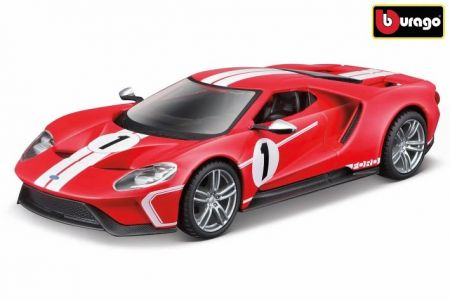 Bburago 1:32 Ford GT 2018 No.1 Heritage Edition