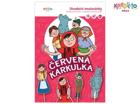 Divadelní omalovánky - červená karkulka