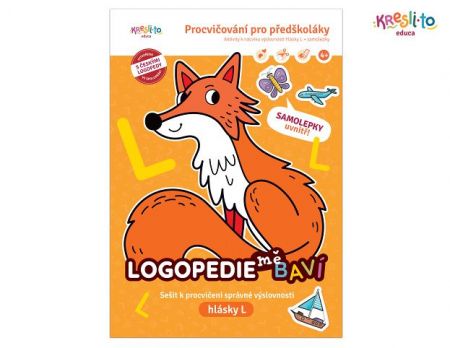 Logopedie mě baví - hláska L + samolepky