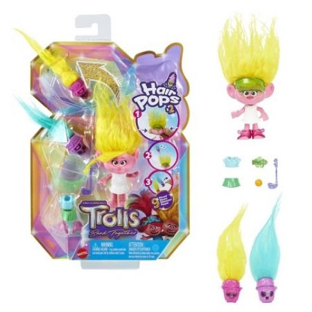 TROLLS MALÁ PANENKA HAIR POPS - VIVA