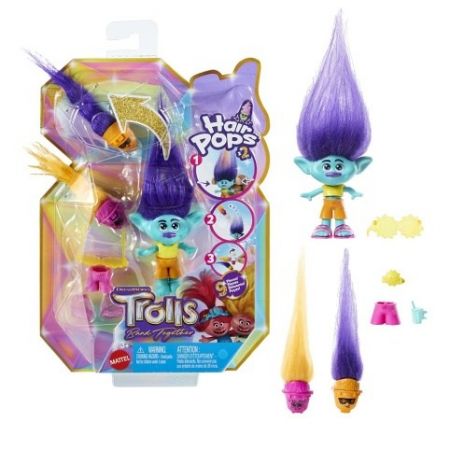 TROLLS MALÁ PANENKA HAIR POPS - VĚTVÍK