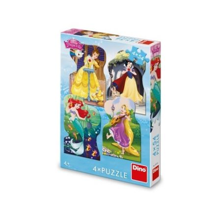 PRINCEZNY A KAMARÁDI 4x54 Puzzle NOVÉ