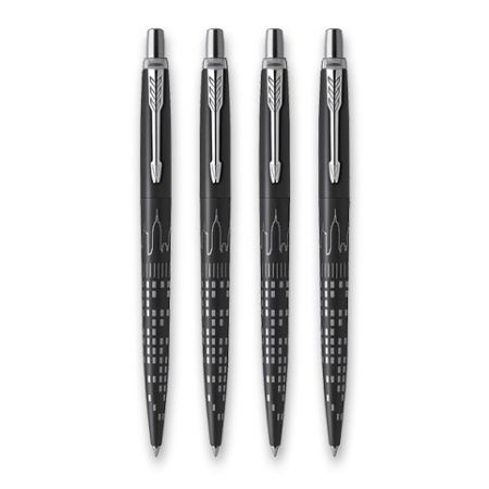 Parker Jotter SE New York Black CT kuličkové pero, balíček 4 ks