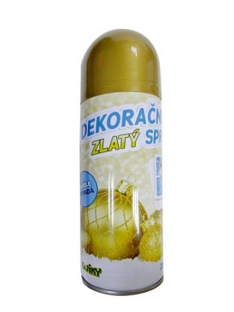 Dekorační sprej Zlatý 250ml