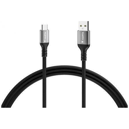 USB kabel, USB-A - USB-C, 2 m, VARTA 57935101111