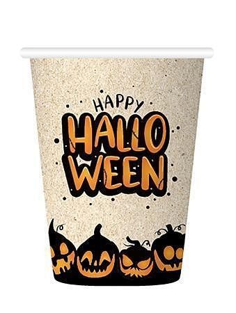 Kelímek &quot;Halloween&quot;, papír, 2,1 dl, 6 ks