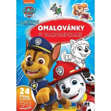 Omalovánka A4 se samolepkami Paw Patrol