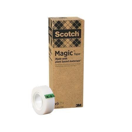 Lepicí páska &quot;Scotch® Magic™&quot;, 19 mm x 33 m, recyklovatelná, 3M SCOTCH 7100044084 - 9 kusů