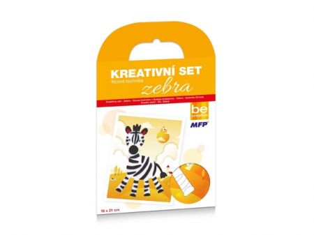 Kreativní set Zebra - filcová technika