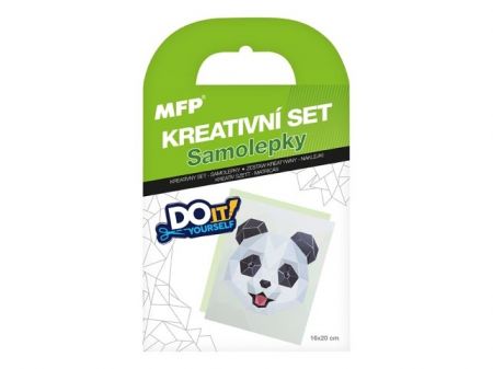 Kreativní set - samolepky panda