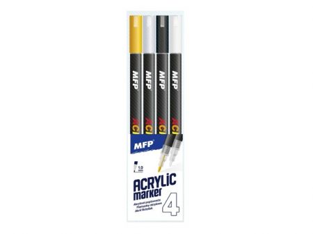 Akrylový popisovač 1mm set 4ks