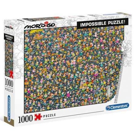 Clementoni - Puzzle Impossible 1000 Impossible