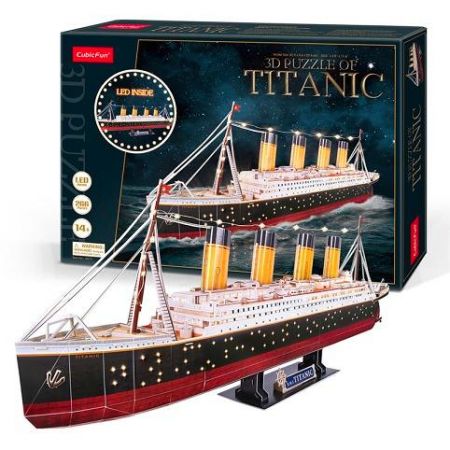 CubicFun - Puzzle 3D Titanic - 266 dílků