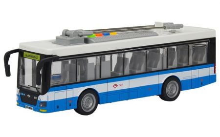 CITY SERVICE CAR - Trolejbus modro-bílý 1:16