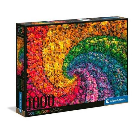 Clementoni - Puzzle 1000 Whirl - Colorboom collection