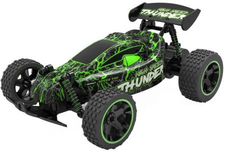 RC terénní auto buggy 1:18 LUMINOUS RACING 2,4GHz - ZELENÉ