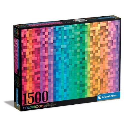 Clementoni - Puzzle 1500 ColorBoom: Pixel