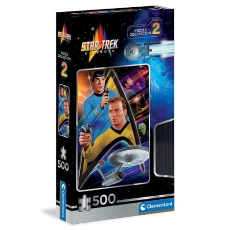 Clementoni - Puzzle 500 Star Trek: Kirk a Spock