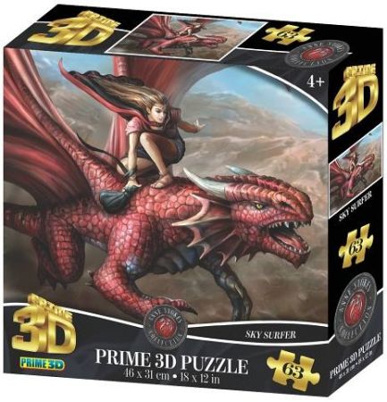 PRIME 3D PUZZLE - Sky Surfer 63 dílků