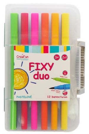 CreaFun - Fixy DUO 12 barev