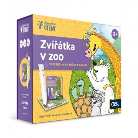 ALBI Kouzelné čtení Elektronická Albi tužka 2.0 a Zvířátka v ZOO