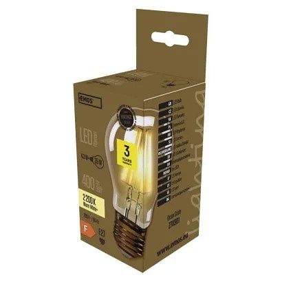 EMOS LED žárovka Vintage A60 / E27 / 4,3 W (35 W) / 400 lm / teplá bílá