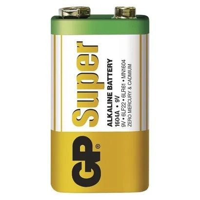 Alkalická baterie GP Super 9V (6LR61) 