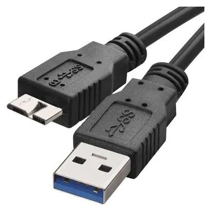 EMOS Nabíjecí a datový kabel propojovací USB-A 3.0 / micro USB-B 3.0, 1 m, černý