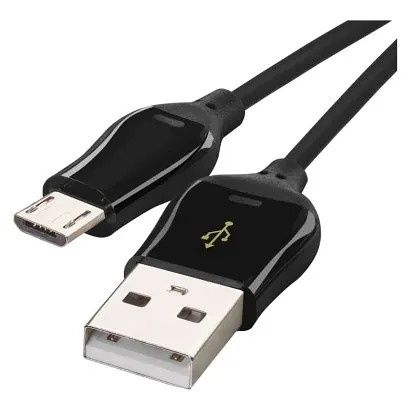 EMOS Rychlonabíjecí a datový kabel USB-A 2.0 / micro USB-B 2.0, Quick Charge, 1 m, černý