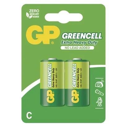 GP Zinková baterie GP Greencell C (R14)